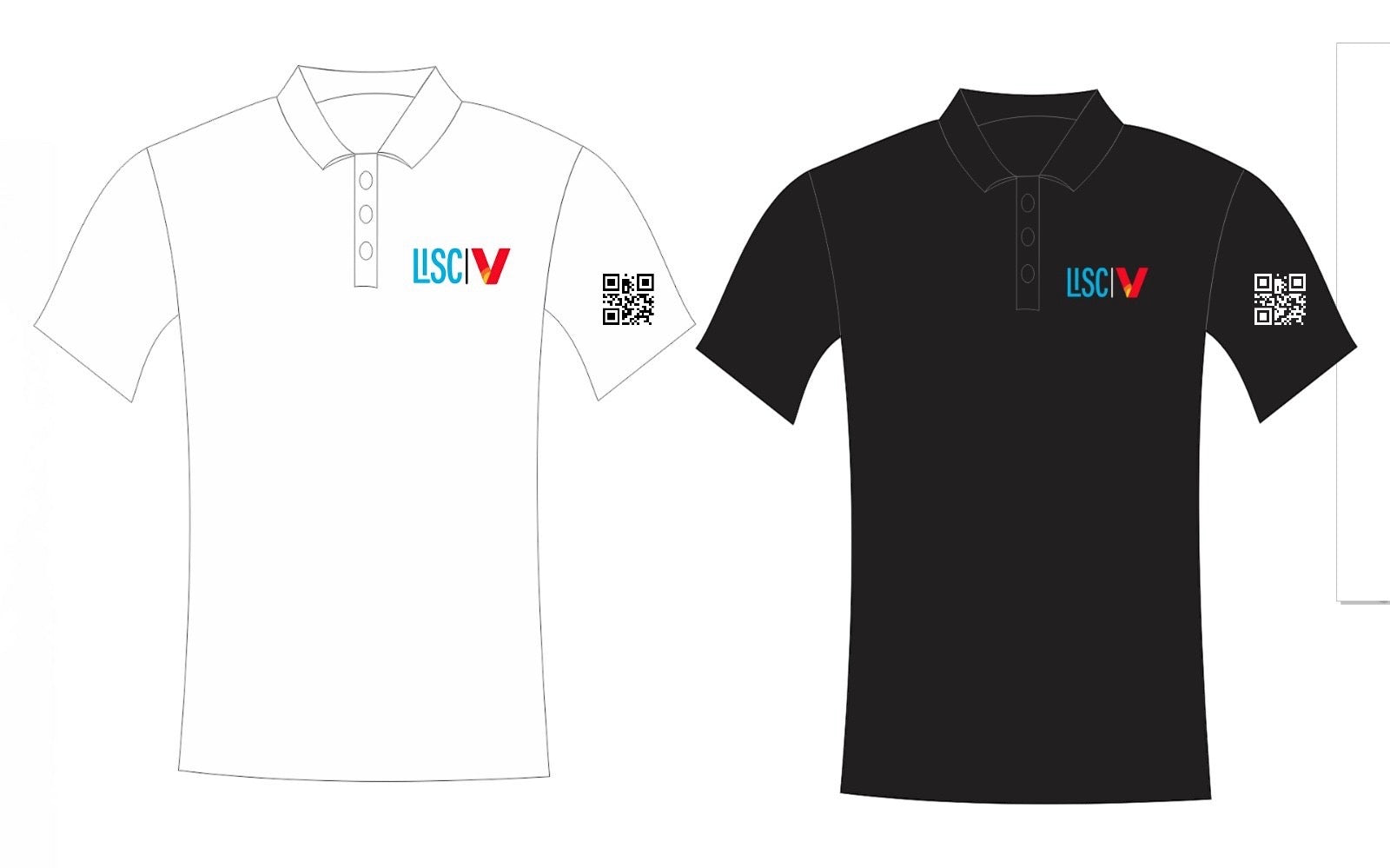 Short Sleeve Polo Shirt w/ QR Code